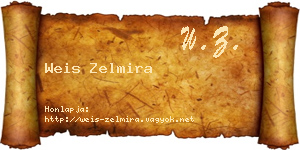 Weis Zelmira névjegykártya